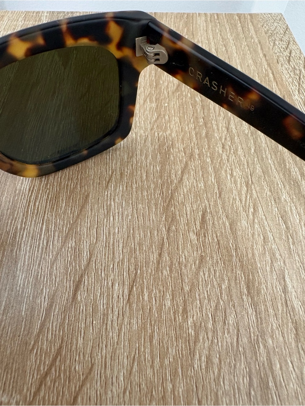 Tortoiseshell Square Sunglasses - Brown Lenses